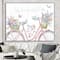 Designart - Spring Bike Bouquet - French Country Canvas Artwork